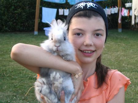 moi et mon lapin